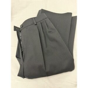 Vintage Pendleton Woolen Mills Black Pleat Lined Wool Slacks Trousers USA 70s